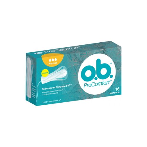 Tamponlar o.b. ProComfort normal, 16 dona