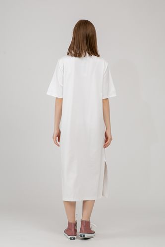 Платье короткий рукав Terra Pro SS23WES015, White, купить недорого