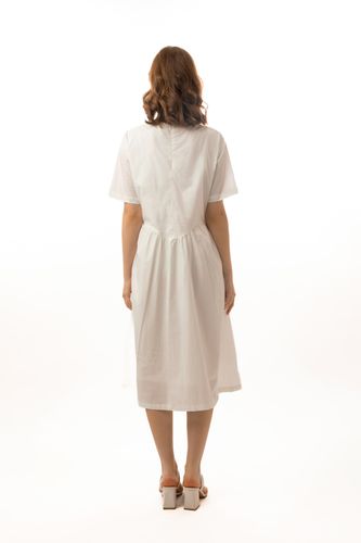 Платье короткий рукав Terra Pro SS23WES121, White, в Узбекистане