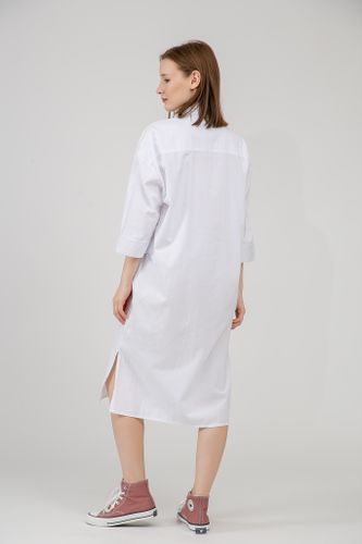 Платье длинный рукав Terra Pro SS23WES019, White, фото № 10