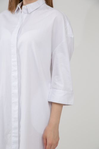 Платье длинный рукав Terra Pro SS23WES019, White, фото № 11