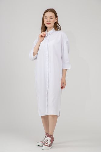 Платье длинный рукав Terra Pro SS23WES019, White, фото № 12