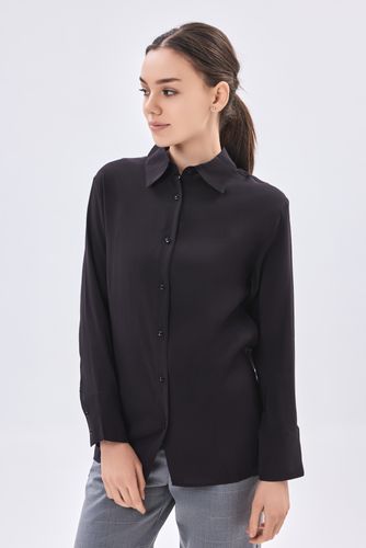 Женская рубашка длинный рукав Terra Pro AW23WES-21012, Black, sotib olish