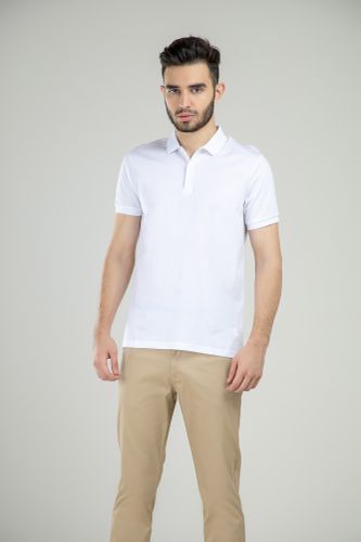 Kalta yengli polo Terra Pro SS21CA2N-17-10122, White