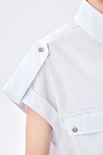 Женская рубашка короткий рукав Terra Pro SS23WES462, White, фото № 11