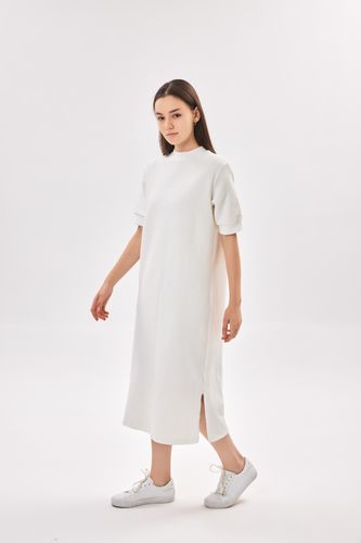Платье средний рукав Terra Pro AW23WBA-52048, White, фото № 4