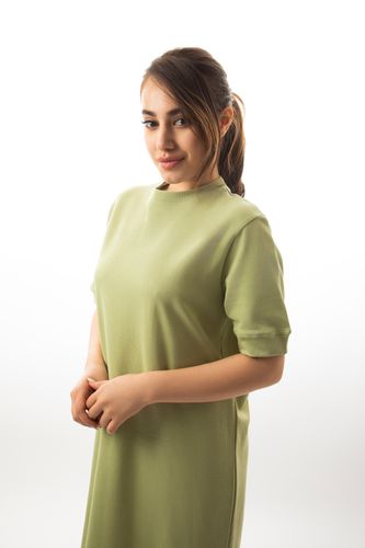 Платье короткий рукав Terra Pro SS23WES456, Green Tea