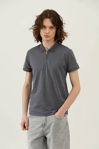 Polo yengli ko'ylak Terra Pro SS23CA2N-17-12583, Dark Grey