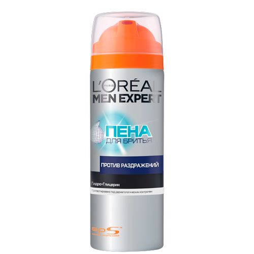 Пена для бритья L'oreal Men Expert против раздражения, 200 мл