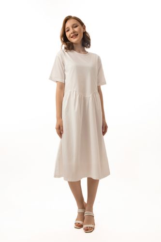 Платье короткий рукав Terra Pro SS23WES121, White
