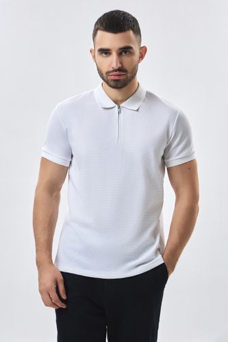 Kalta yengli polo Terra Pro AW23CA2N-17-19042, White