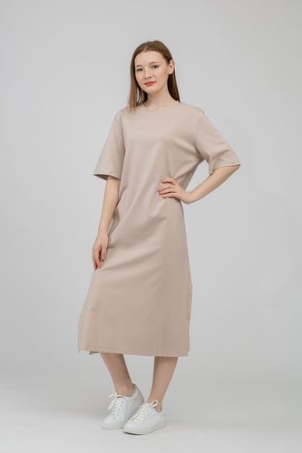 Платье короткий рукав Terra Pro SS23WES015, Camel