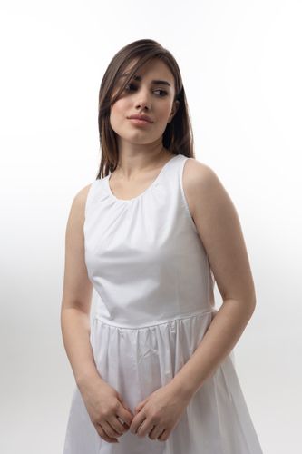 Sarafan midi Terra Pro SS23WES028, White, sotib olish