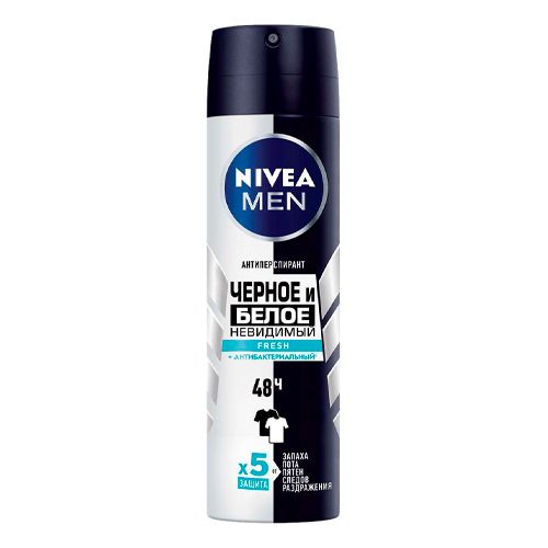 Дезодорант-антиперспирант Nivea Men спрей невидимый Fresh, 150 мл