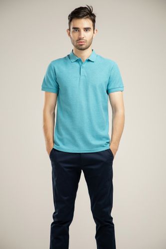 Kalta yengli polo Terra Pro SS21CA2N-17-10375, Aquamarine