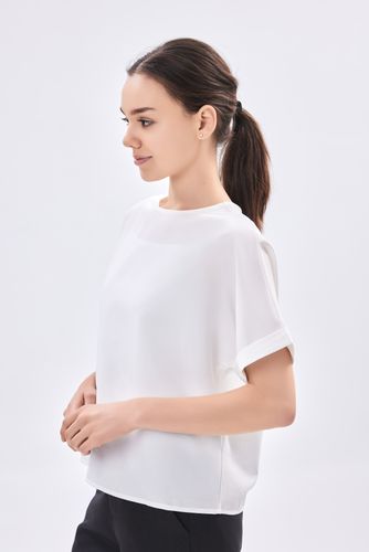Блуза короткий рукав Terra Pro SS23WES296, White, купить недорого