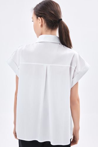 Женская рубашка короткий рукав Terra Pro SS23WES462, White, arzon