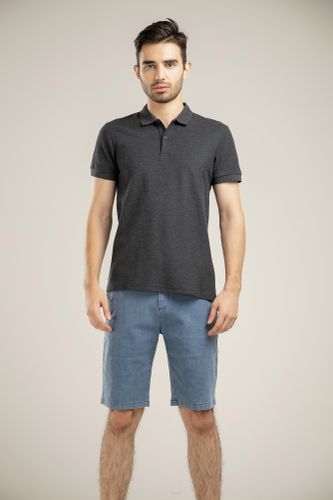 Kalta yengli polo Terra Pro SS21CA2N-17-10375, Dark Grey