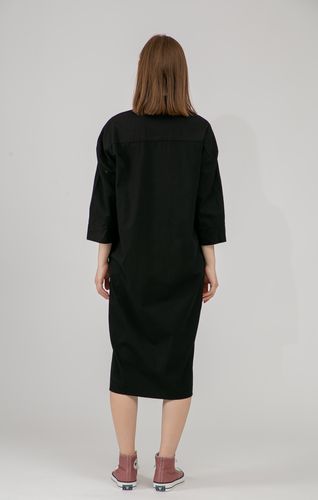 Платье длинный рукав Terra Pro SS23WES019, Black, купить недорого