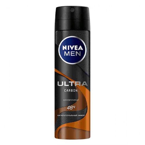 Nivea Men terga qarshi dezodorant spreyi Ultra Carbon, 150 ml