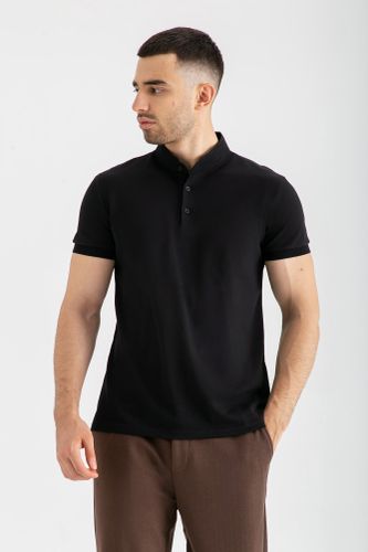 Kalta yengli polo Terra Pro SS23CA2N-17-13020, Black