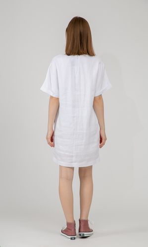 Платье короткий рукав Terra Pro SS23WES070, White, O'zbekistonda