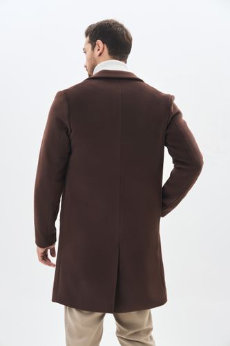 Пальто длинная длина Terra Pro AW23CA1N-35-19591, Brown, купить недорого