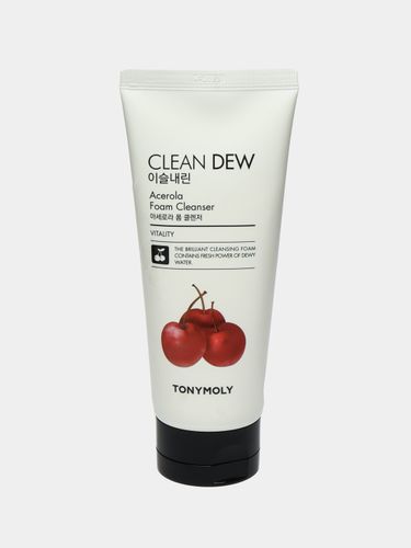 Очищающая пенка для умывания Tonymoly Clean Dew с ароматом вишни, 180 мл