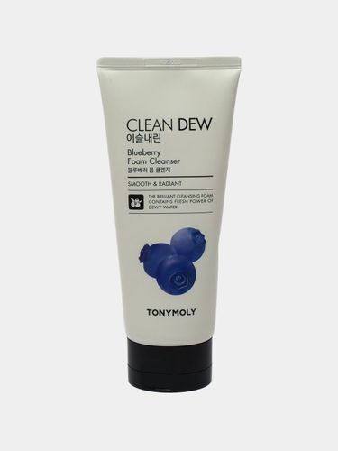 Очищающая пенка для умывания Tonymoly Clean Dew с ароматом смородины, 180 мл