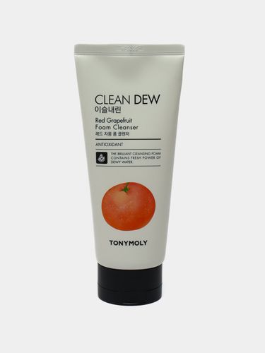 Yuvinish uchun ko'pik Tonymoly Clean Dew mandarin aromati bilan, 180 ml