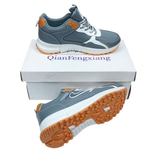 Мужские кроссовки Qianfenxiang стиль Nike 1020, Серый, фото № 12