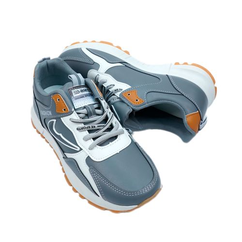 Мужские кроссовки Qianfenxiang стиль Nike 1020, Серый, фото