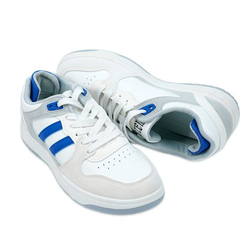 Erkaklar krossovkalari Qianfenxiang stil Adidas 5552, Sut rang-havo rang, фото № 17