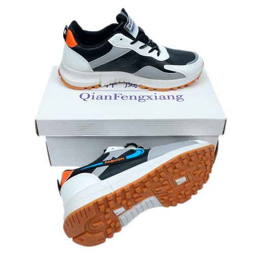 Мужские кроссовки Qianfenxiang стиль Nike 1020, Черный, фото № 17