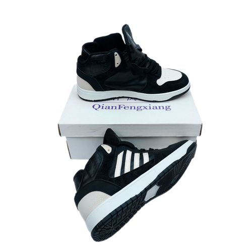 Krossovkalar Qianfenxiang stil Adidas Forum 84 High 1011, Qora-oq