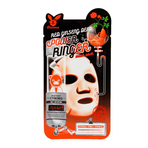 Маска для лица Elizavecca Red Ginseng Deep Power Ringer Mask Pack