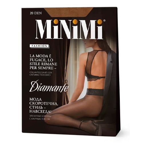 Колготки женские Minimi Diamante 20 Daino, 4