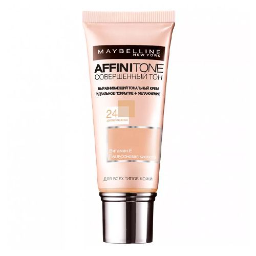 Tonal krem Maybelline Affinitone, 24-Oltin bej