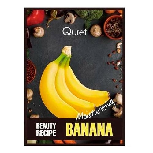 Маска для лица Quret увлажняющая с бананом