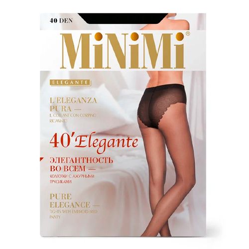 Колготки женские MNM 17QQQ Mini Elegante 40 Nero, 2