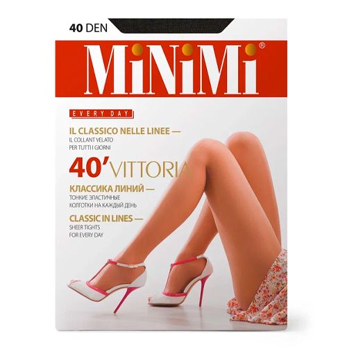 Колготки женские MNM 17LLL Mini Vittoria 40 Fumo, 4