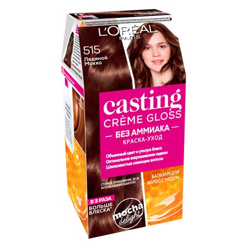 Краска для волос L'oreal Casting Creme Gloss, 515-Морозный шоколад