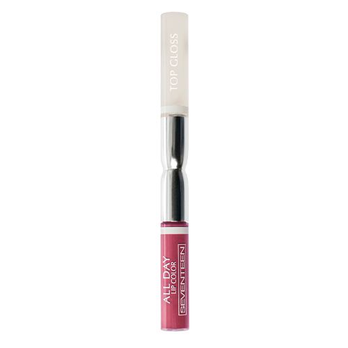 Suyuq chidamli yaltiroq lab bo‘yoq Seventeen All Day Lip Color & Top Gloss, 11-Pastel olxo‘ri