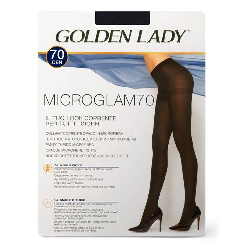 Колготки женские Golden Lady 24III GLd Micro Glam 70 Nero, 4