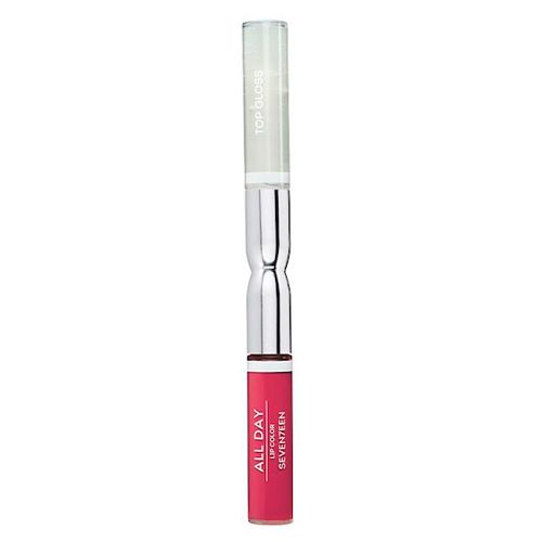 Uzoq muddatli yaltiroq suyuq lab bo'yog'i Seventeen All Day Lip Color & Top Gloss, №-77