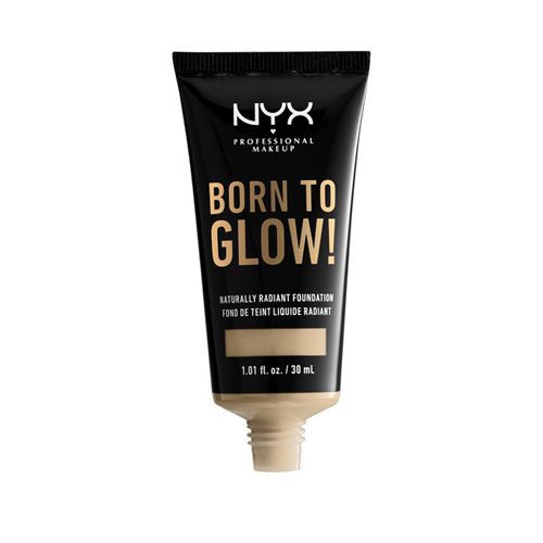 Тональная основа Nyx PM с эффектом сияния Born To Glow Naturally, №-6.5, 30 мл, фото