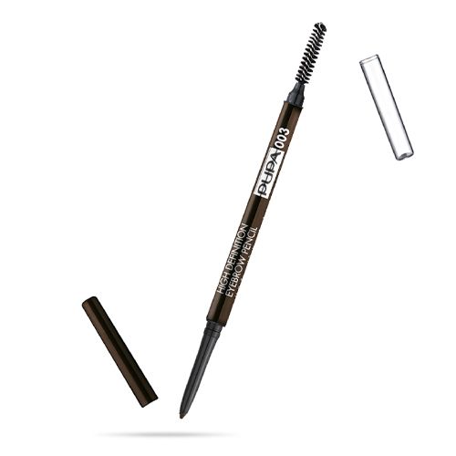 Карандаш для бровей Pupa High Definition EyeBrow Pencil, 003-Темно-коричневый