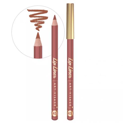 Карандаш для губ Art Visage Lip Liner, №-45 Натуральный коричневый