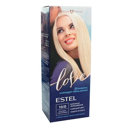 Краска для волос Estel Love Intense New тон блондин платиновый, LIN10/0
