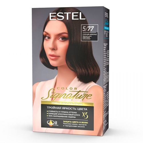 Стойкая крем-гель краска для волос Estel CR Signature, №-5/77, 170 мл